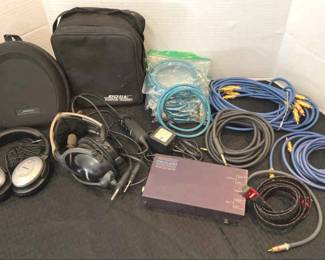 Bose Aviation Noise Canceling Headphones, PS Audio Amplifier