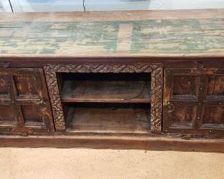 Very Rustic Mexican Media Cabinet