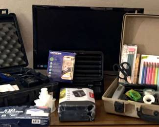 Pelican Briefcase, Office Supplies AOC Monitor