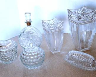Waterford Marquis Vases And Cut Glass Pieces