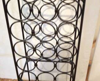 15 Bottle Heavy Metal Wine Rack