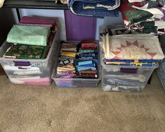 Fabric, fabric and more fabric !!!! 