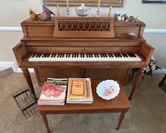 Wurlitzer upright piano.