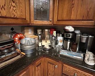 Packed kitchen- Small appliances galore !