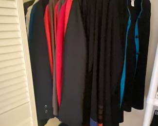 Women’s jackets. Mostly large and x-large