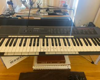 Two keyboards a small one and this Casio pictured