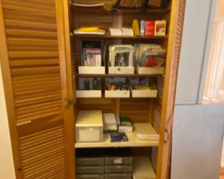 Cards, folders, envelopes, tape….