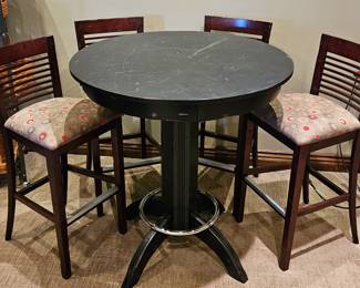 High Top Table with 4 Chairs 