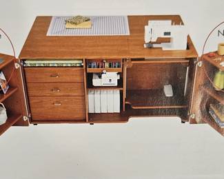 Koala Studios Sewing and Crafting Tables with Storage. 2 Available 