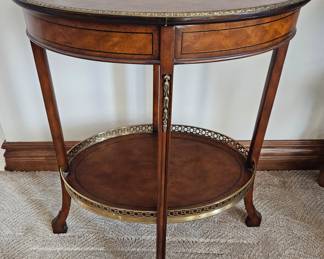 Maitland Smith  Oval Side Table