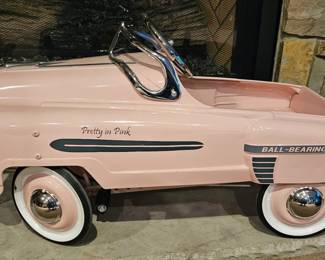 Vintage Mary Kay Pretty In Pink Cadillac Pedal Car