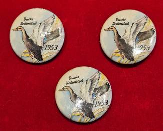 1953 Ducks Unlimited Pins