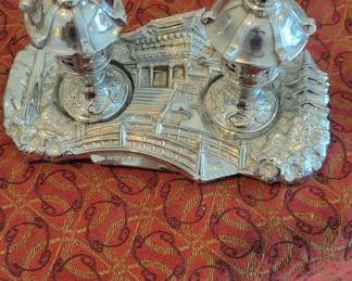 Vintage Nikko Oriental Salt And Pepper Set