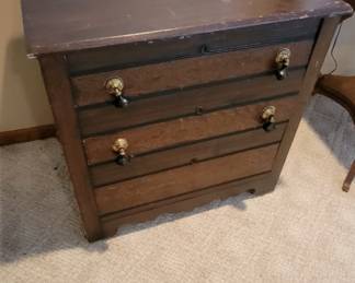 Vintage Lift-Top Commode ( See Next Picture)