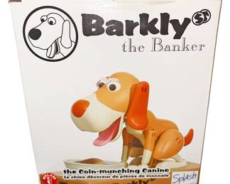 NEW Barkley The Banker Piggy Bank
