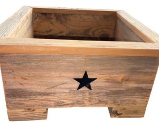 Rustic Wood Planter