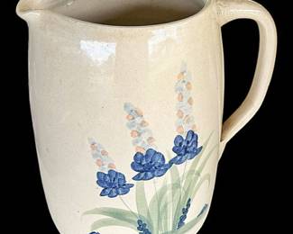 Paul Storie Floral Stoneware Pitcher