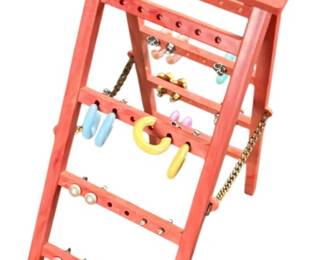Vintage Ladder Earring Holder