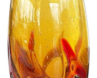 Art Red Flower Vase