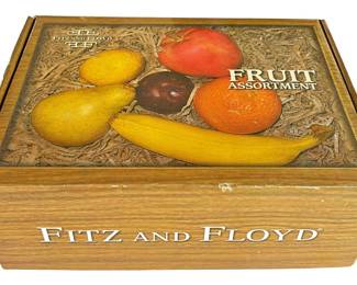NEW Fitz Floyd Fruit Assortment