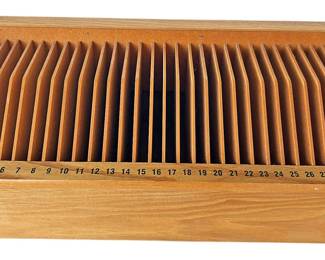 Wooden Monthly Mail Sorter