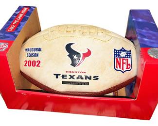 Texans Inaugural Season Football IN BOX