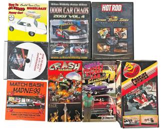 Various Car Related DVDs VHS Tapes