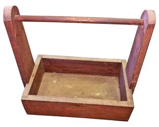 Antique Wood Caddy
