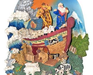 Vintage Noahs Ark Music Box