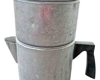 Vintage Chilton 5 Cup Aluminum Percolator
