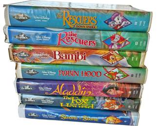 Walt Disney Classic VHS Tapes
