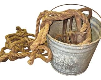 Antique Well Bucket Rope