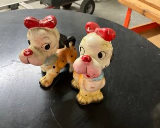 Ceramic Puppy Dog Figurines
