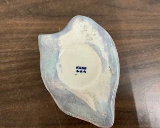 1950's Kass Pottery Lusterware Calla Lily Vase