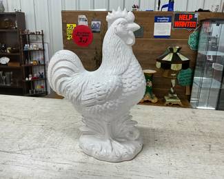 Ceramic Chicken Figure