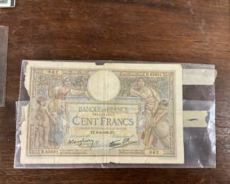 French Francs Currency