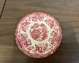 Alfred Meakin Royal Staffordshire Red Plate