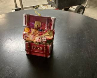 Mr Christmas Animated Music Trinket Box Ornament