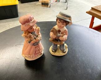 Homeco Porcelain Boy & Girl Figurines