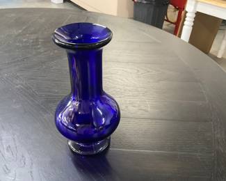 Cobalt Blue Indiana Glass Vase