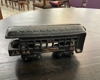 Cast Iron Train Rail Car