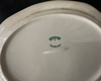 Johnson Bros Red Transferware Platter