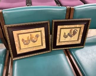 Framed Chicken Prints
