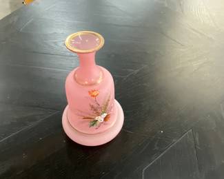 Pink Opaline Glass Vase