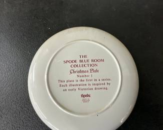 Spode Blue Room Collection Christmas Plate #1