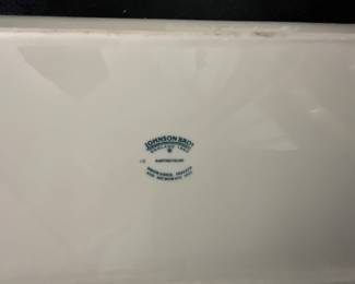 Johnson Bros Old Britian Castles Red Serving Tray