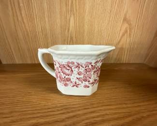 Syracuse Econo-Rim China Roxbury Red Creamer