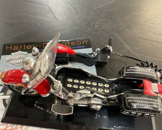 Harley Davidson Motorcycle Shaped Push Button Phone