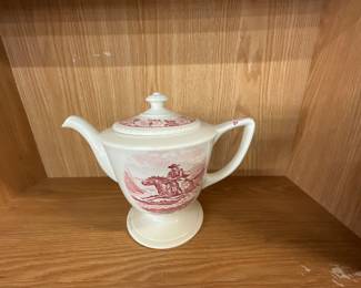 Homer Laughlin Currier & Ives Coffee Pot