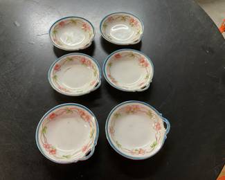 Hand Painted Porcelain Nippon Saucers/Bowls 